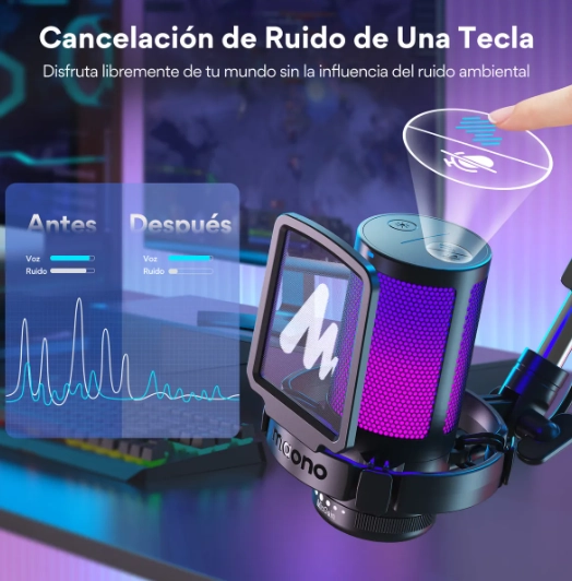 MICROFONO PC GAMER USB - 2