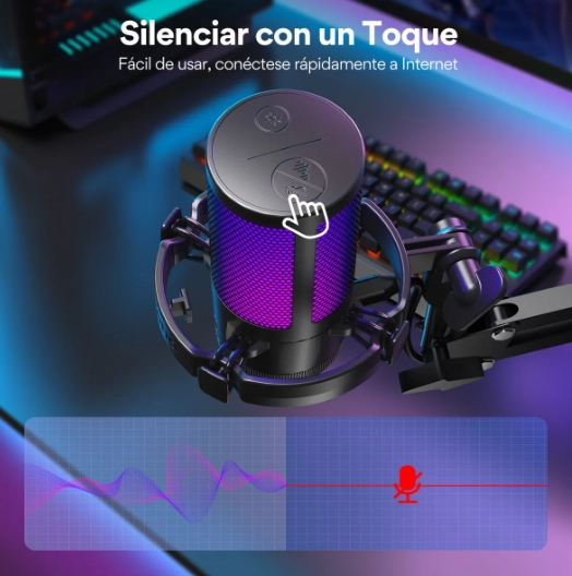 MICROFONO PC GAMER USB - 3