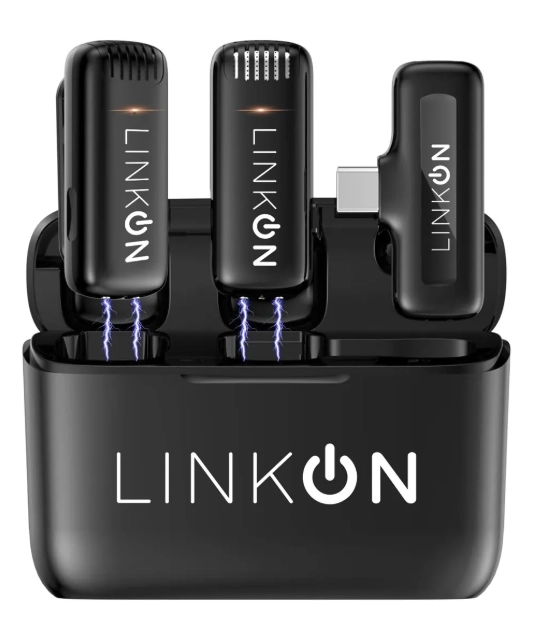 MICROFONO INALAMBRICO SOLAPA ENTRADA USB C - 1