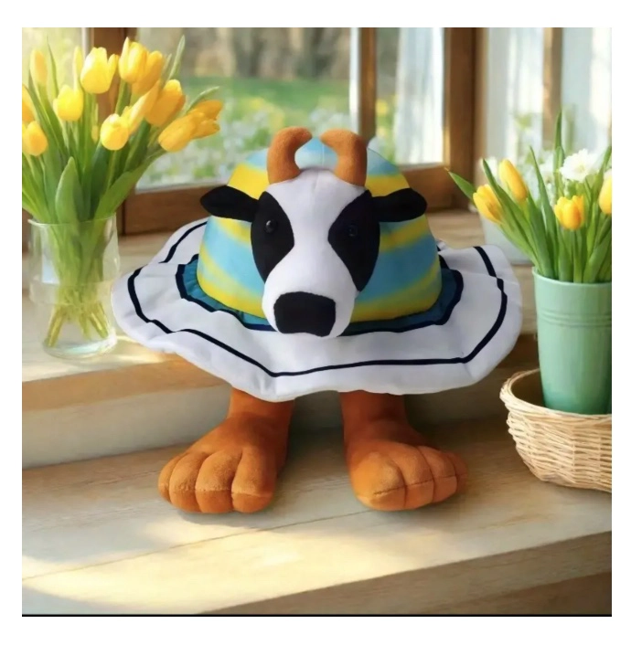 PELUCHE VACA SATURNO SATURNITA - 5