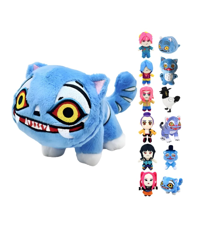 PELUCHE LAS GUERRERAS DEL K-POP DERPY EL TIGRE AZUL - 1