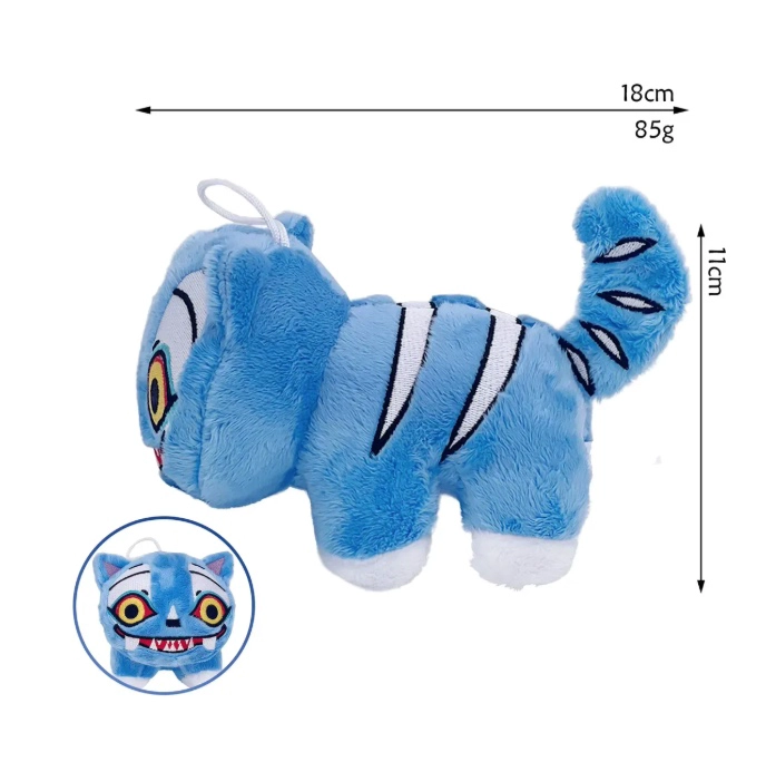 PELUCHE LAS GUERRERAS DEL K-POP DERPY EL TIGRE AZUL - 4