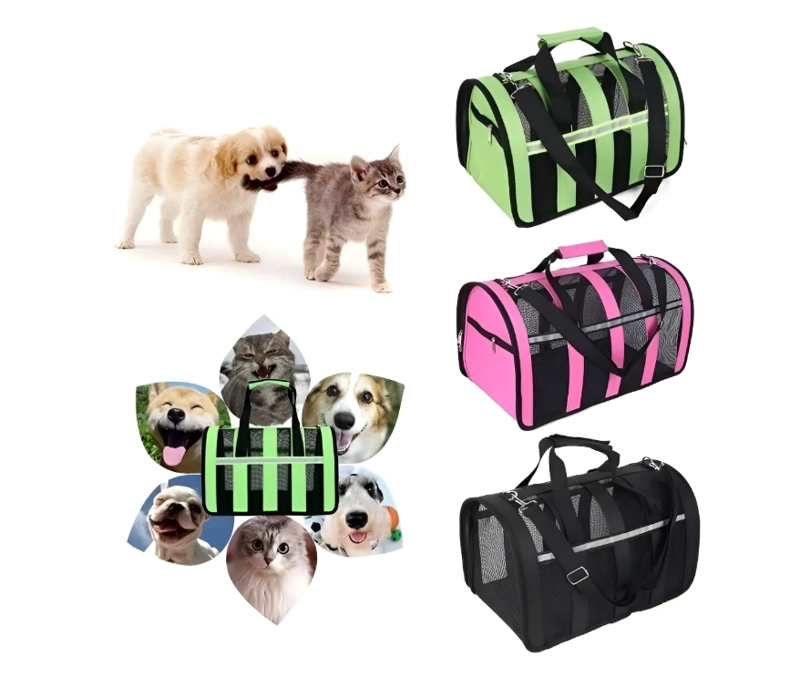 BOLSO TRANSPORTE MASCOTAS TALLA M 41X26X24 - 2