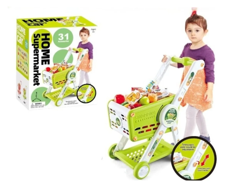 JUGUETE CARRITO DE COMPRAS 31 ACCESORIOS - 2