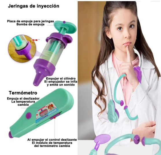 SET JUGUETES DOCTOR NIÑOS CON LUZ Y SONIDO - 3