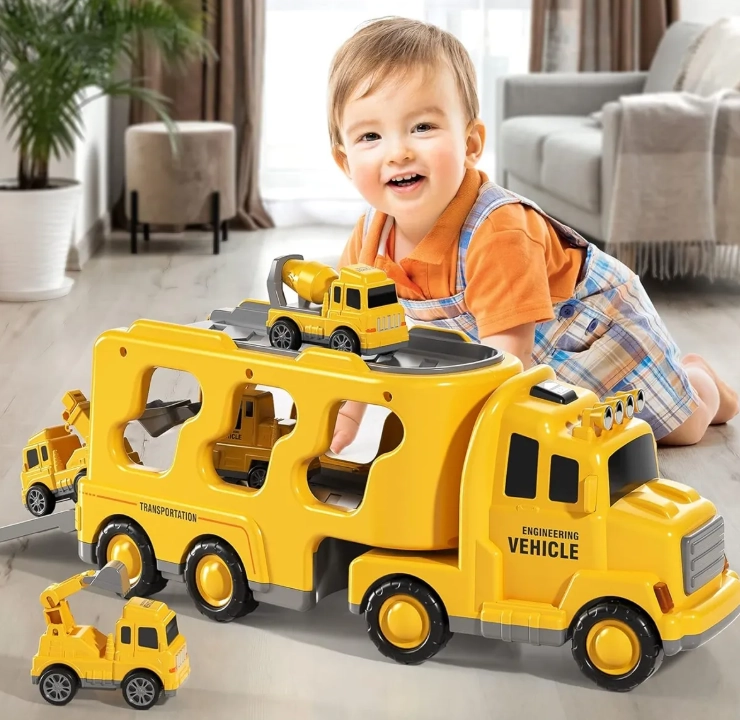 5 EN 1 CAMION DE CONSTRUCCION JUGUETES  NIÑOS - 3