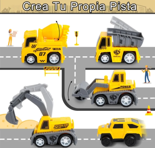 JUGUETE PISTA DE AUTO PARA NIÑO BLOQUE DE VEHICULO EDUCATIVO - 3
