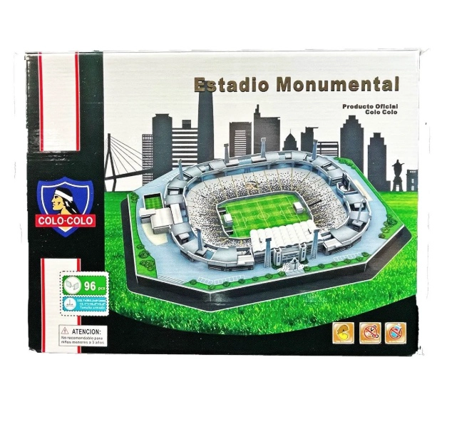 PUZZLE ESTADIO MONUMENTAL DE COLO COLO 3D - 2
