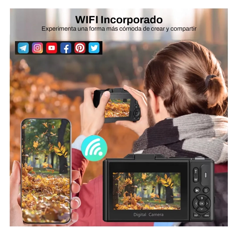 CAMARA 5K DIGITAL FOTOGRAFICA 75MP - 3