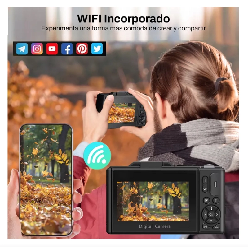 CAMARA 5K DIGITAL FOTOGRAFICA 75MP - 4