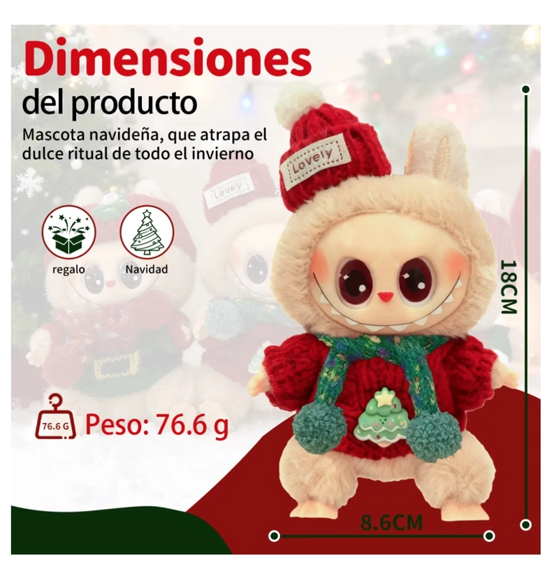 LABUBU THE MONSTERS NAVIDAD - 6
