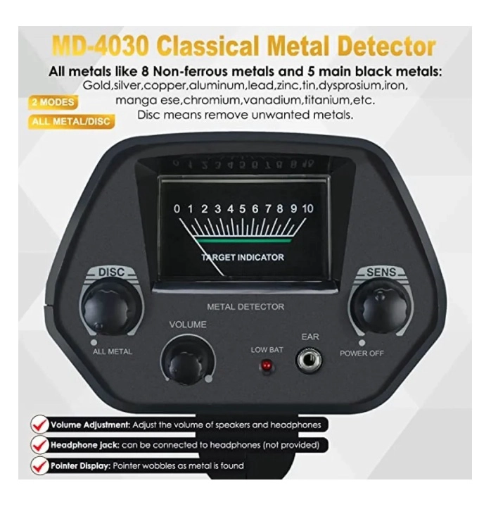 DETECTOR DE METALES RADIOFRECUENCIA - 4