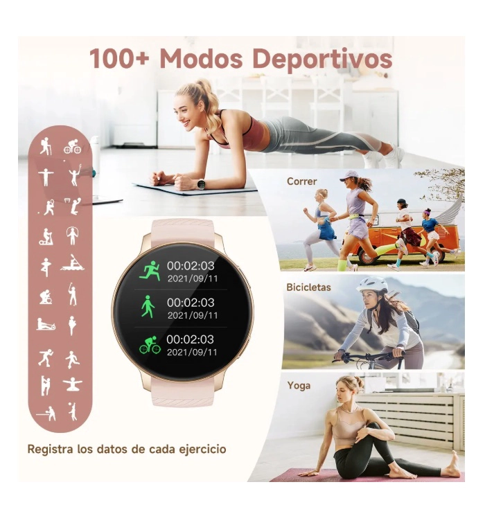 RELOJES INTELIGENTES DORADO - 3