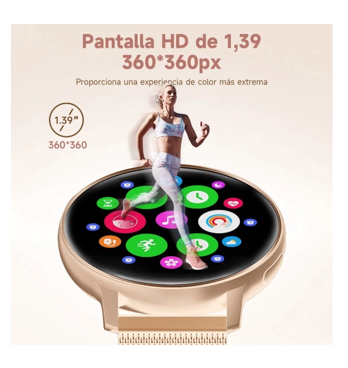 RELOJES INTELIGENTES DORADO - 7
