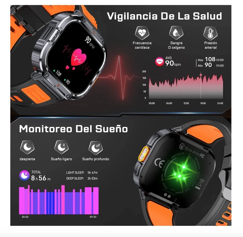 SMARTWATCH INTELIGENTE LINTERNA - 4