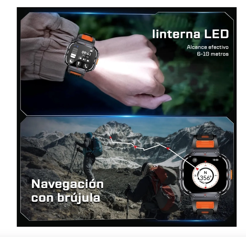 SMARTWATCH INTELIGENTE LINTERNA - 6
