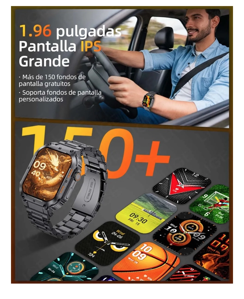 SMARTWATCH INTELIGENTE SPORT - 7