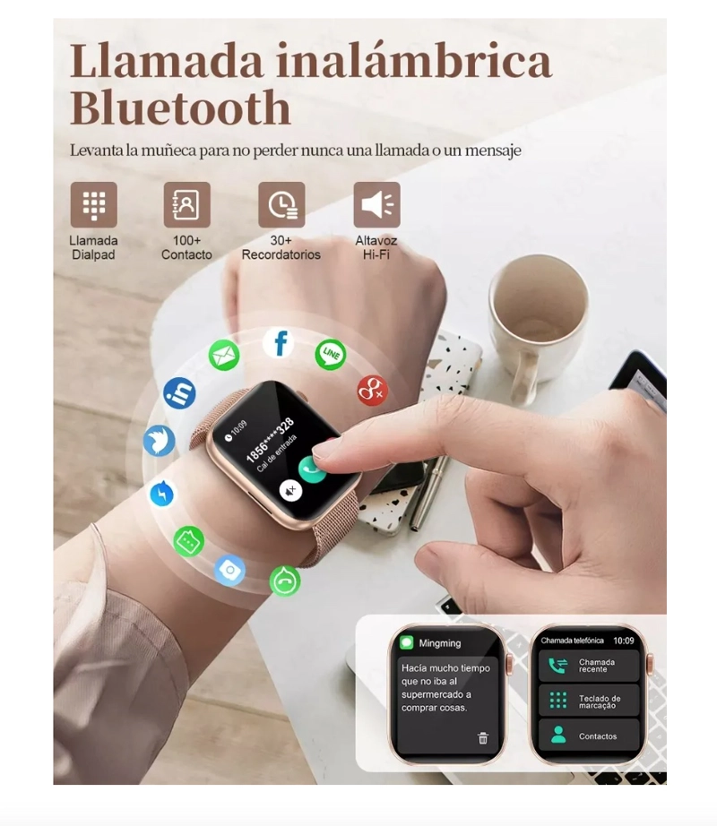 RELOJ SMART WATCH MUJER - 3