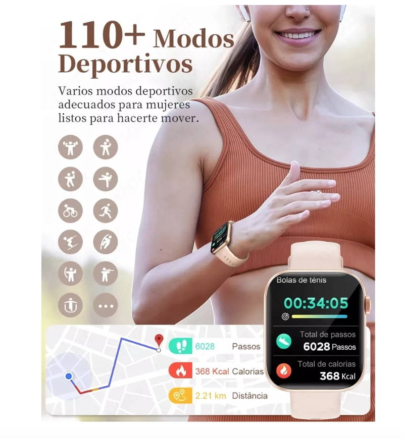 RELOJ SMART WATCH MUJER - 5