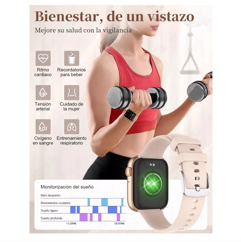 RELOJ SMART WATCH MUJER - 6