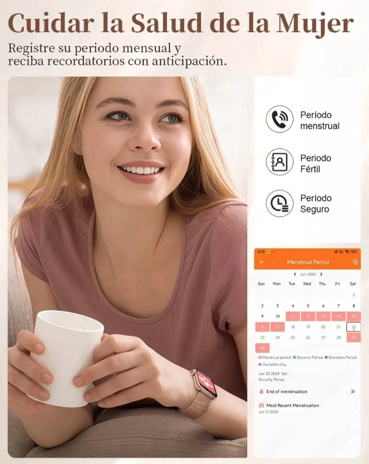 RELOJ SMART WATCH MUJER - 9