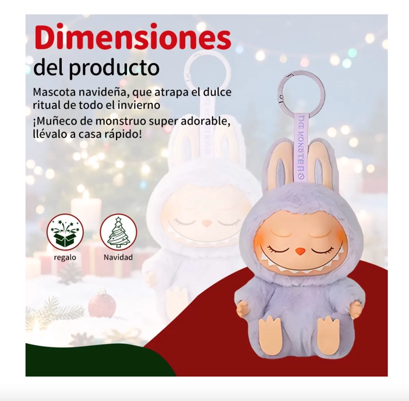 LABUBU SENTADO MACARON THE MONSTERS - 4