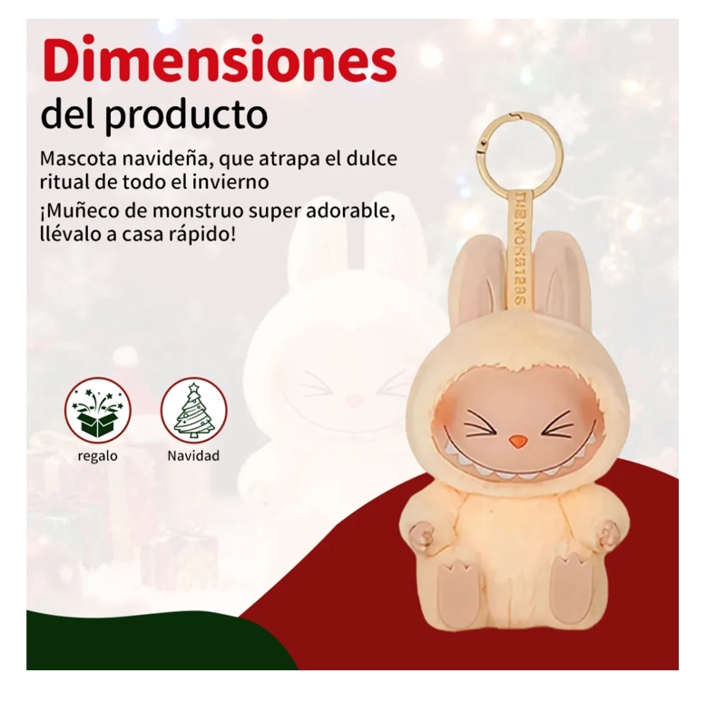 LABUBU SENTADO MACARON THE MONSTERS - 4