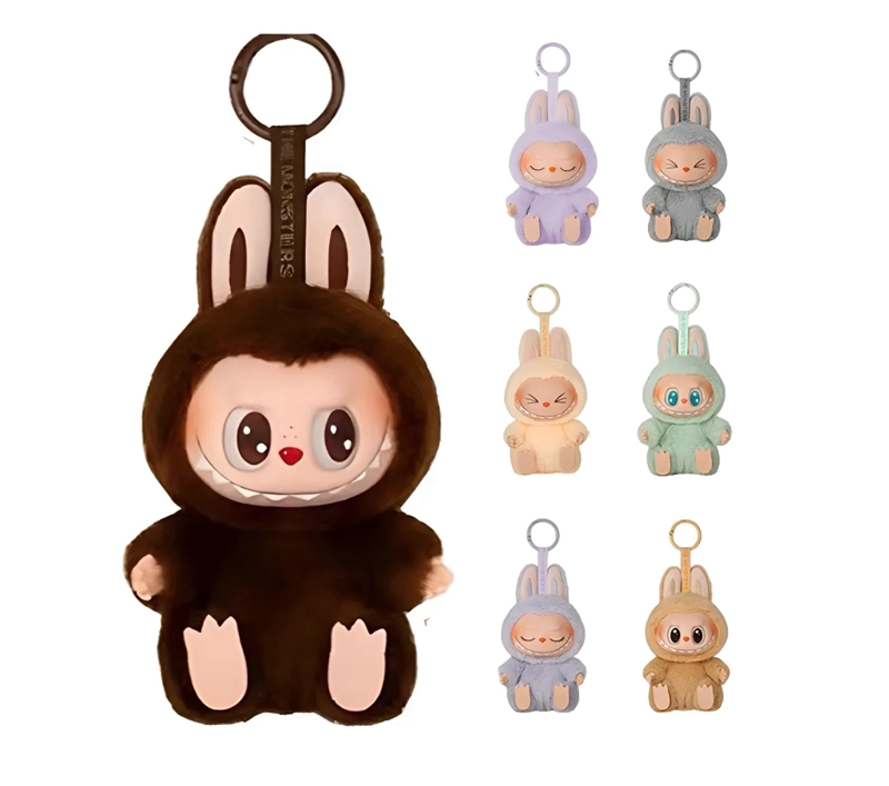 LABUBU SENTADO MACARON THE MONSTERS - 1