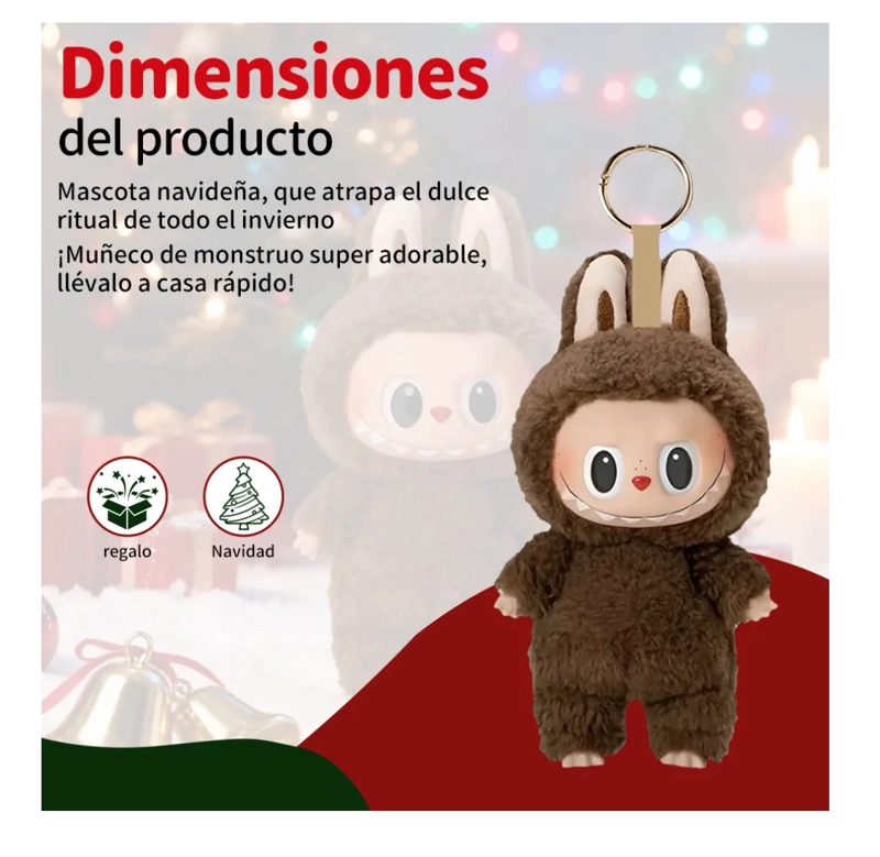 LABUBU SENTADO MACARON THE MONSTERS - 4