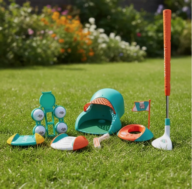 SET DE GOLF INFANTIL CON LANZADOR AUTOMATICO DE PELOTAS - 3