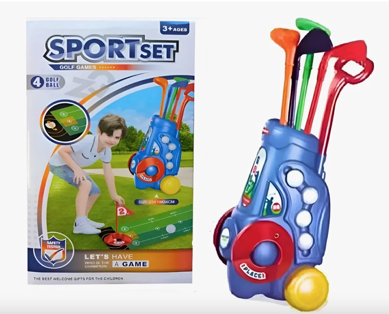 SET DE GOLF MINI CARRITO PARA NIÑOS JUGUETE - 1