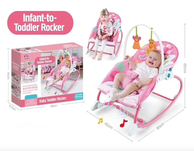 SILLA MECEDORA 2 EN 1 SILLA PARA NIÑOS MECEDORA - 2