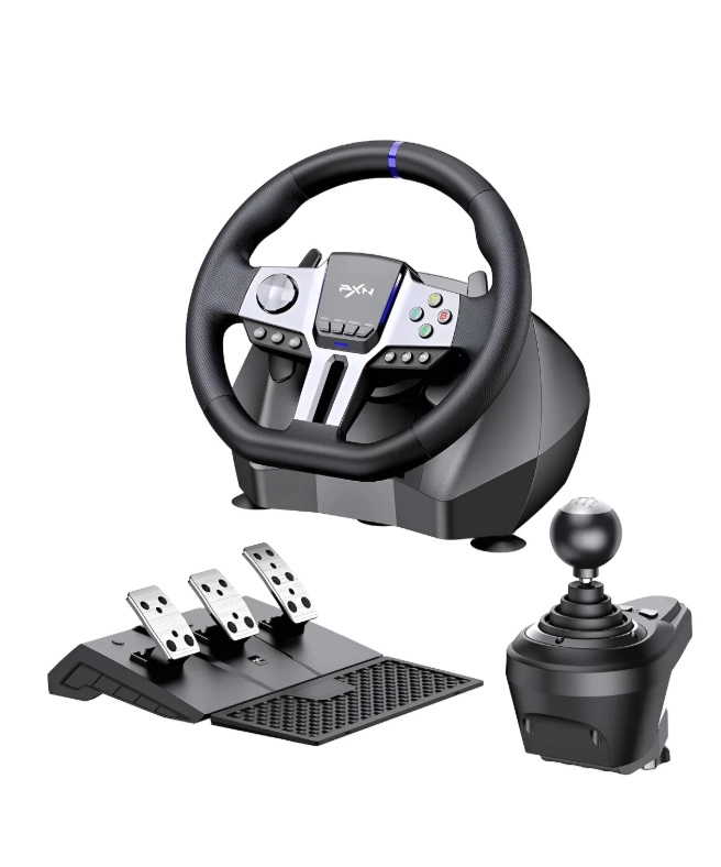 VOLANTE PXN V9 GEN 2 CON PEDALES Y PALANCA DE CAMBIO - 1