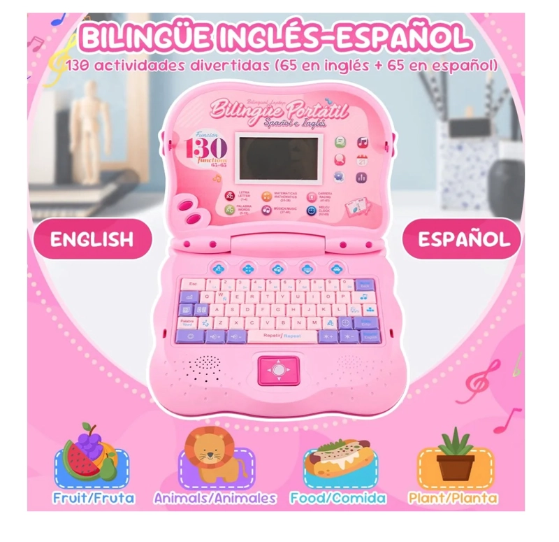 COMPUTADOR EDUCATIVO INFANTIL INGLE S Y ESPAÑOL - 4