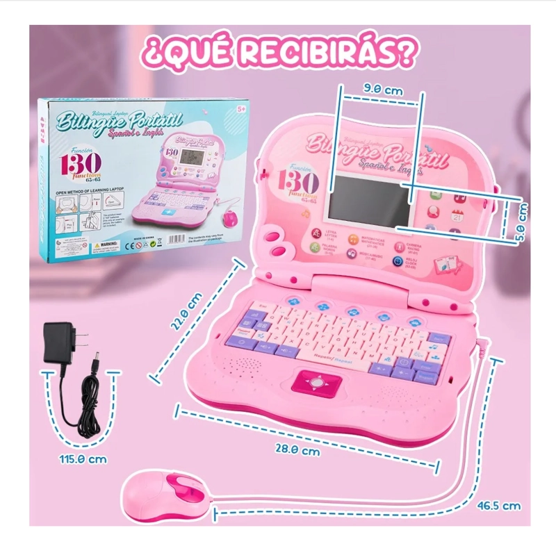 COMPUTADOR EDUCATIVO INFANTIL INGLE S Y ESPAÑOL - 7