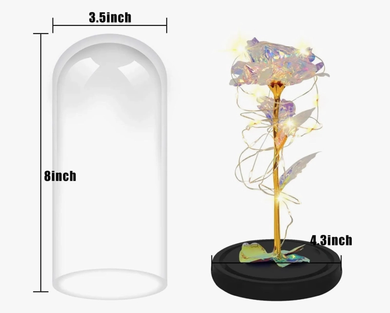 ROSA ETERNA TORNASOL ORO - 2