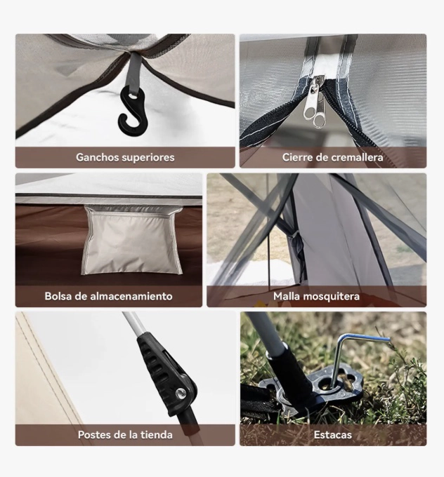 CARPA INSTANT CAMPING 4 PERSONAS - 8