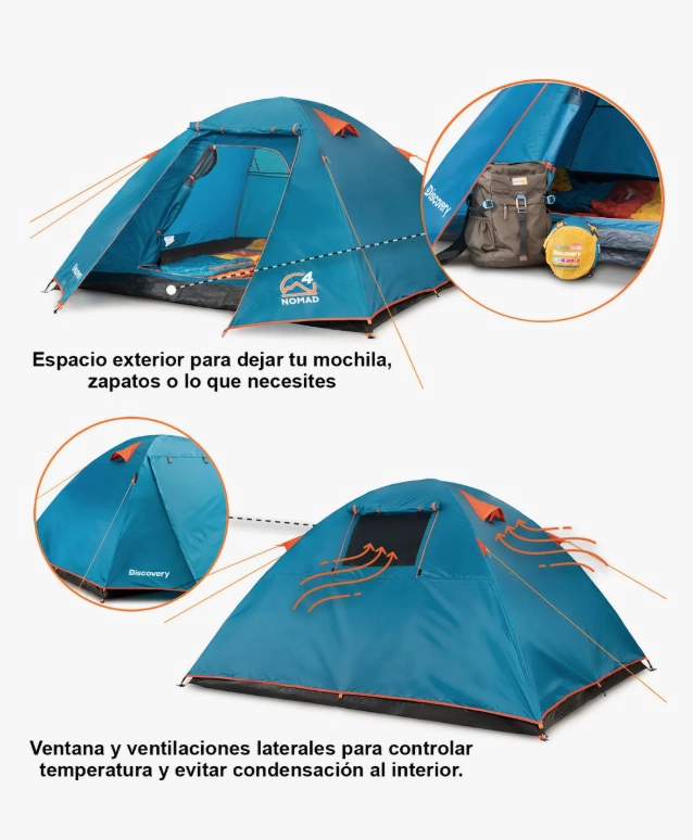 CARPA CAMPING 4 PERSONAS - 4