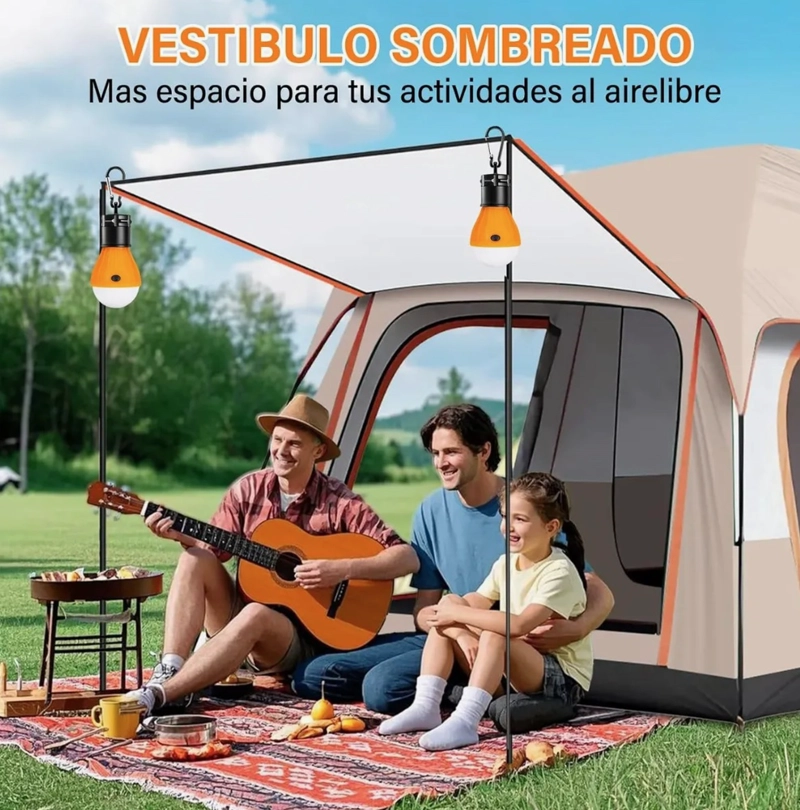 CARPA INSTANT FAMILIAR AMPLIA PARA 8-10 PERSONAS - 2