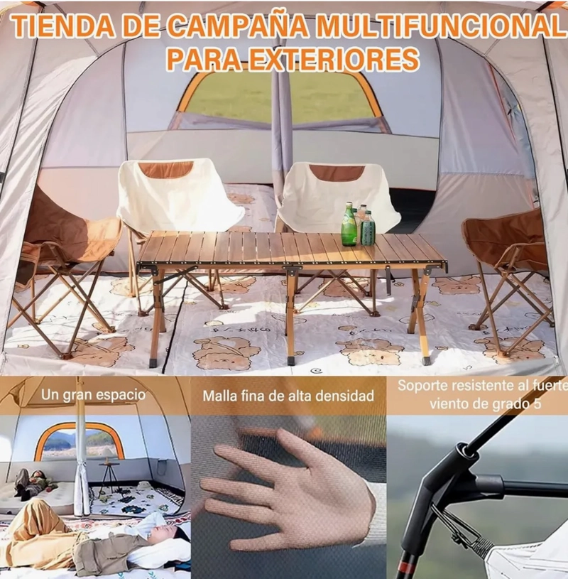 CARPA INSTANT FAMILIAR AMPLIA PARA 8-10 PERSONAS - 5