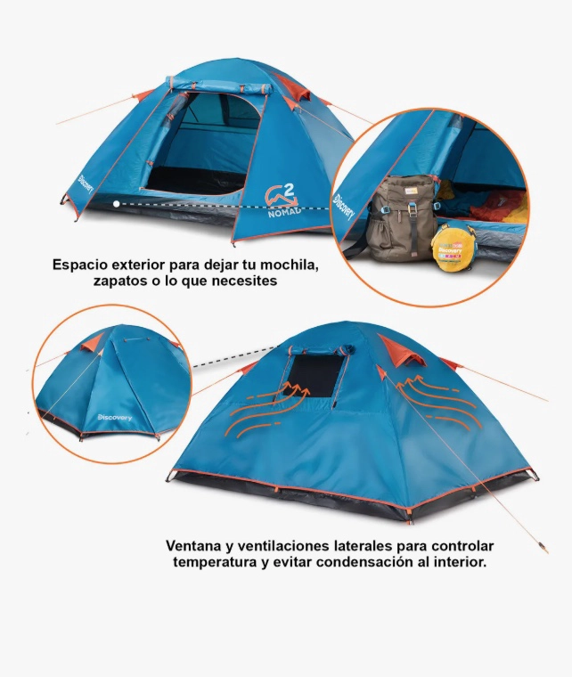CARPA CAMPING 2 PERSONAS - 5