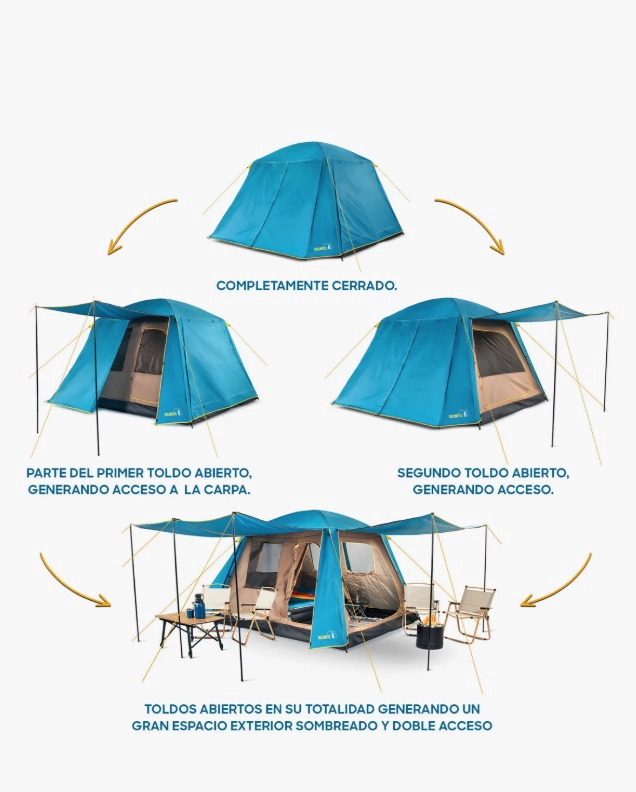 CARPA CAMPING 6 PERSONAS - 4
