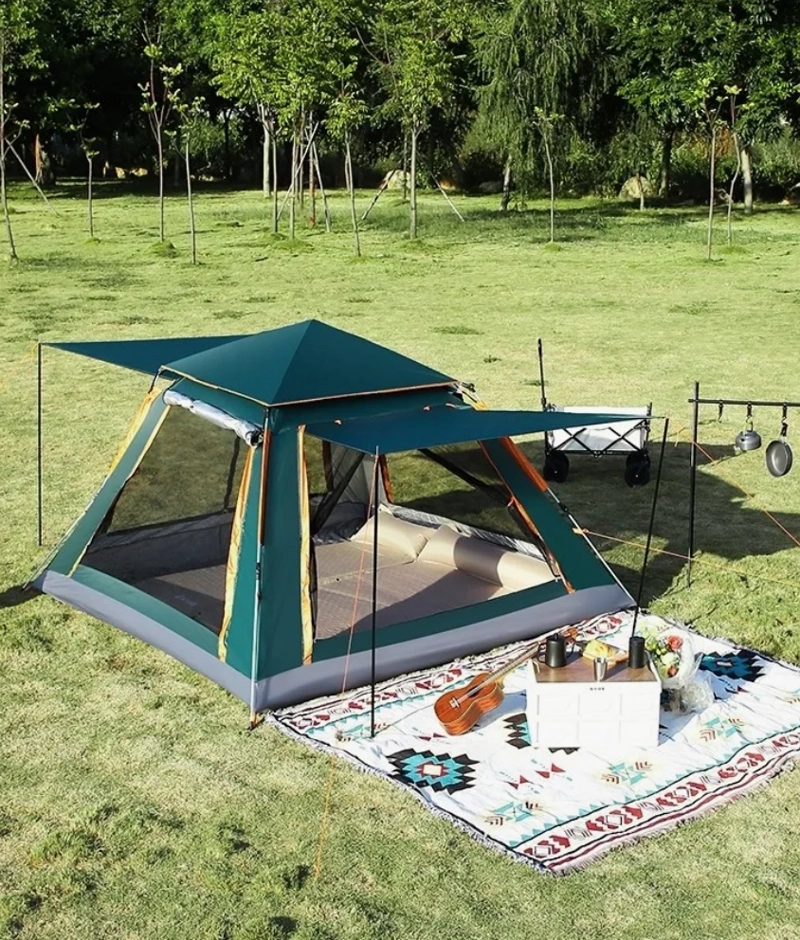 CARPA 4-5 PERSONAS VERDE OSCURO - 3