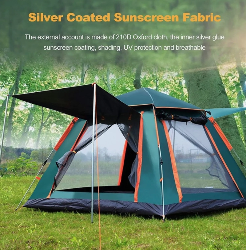 CARPA 4-5 PERSONAS VERDE OSCURO - 4