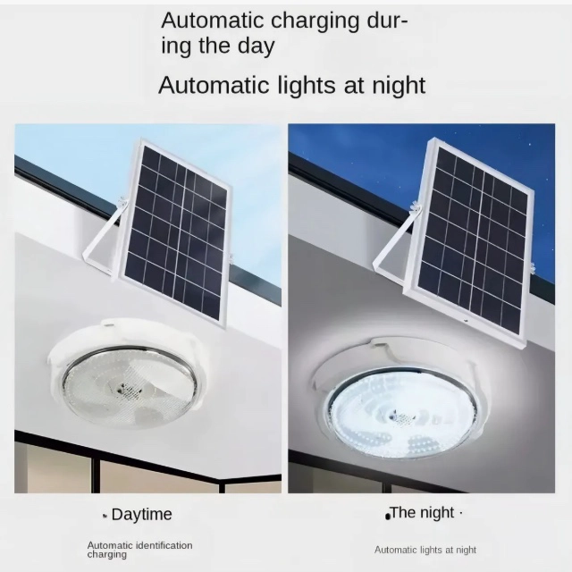 LAMPARA PLAFON DE TECHO SOLAR 200W - 6