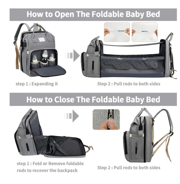 MOCHILA 3 EN 1 BEBES - 5