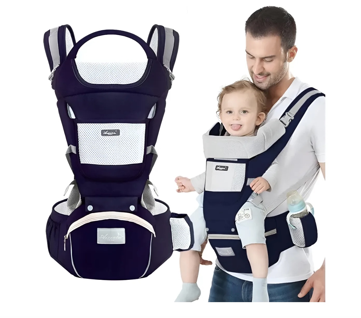 MOCHILA PORTA BEBES ERGONOMICA - 3