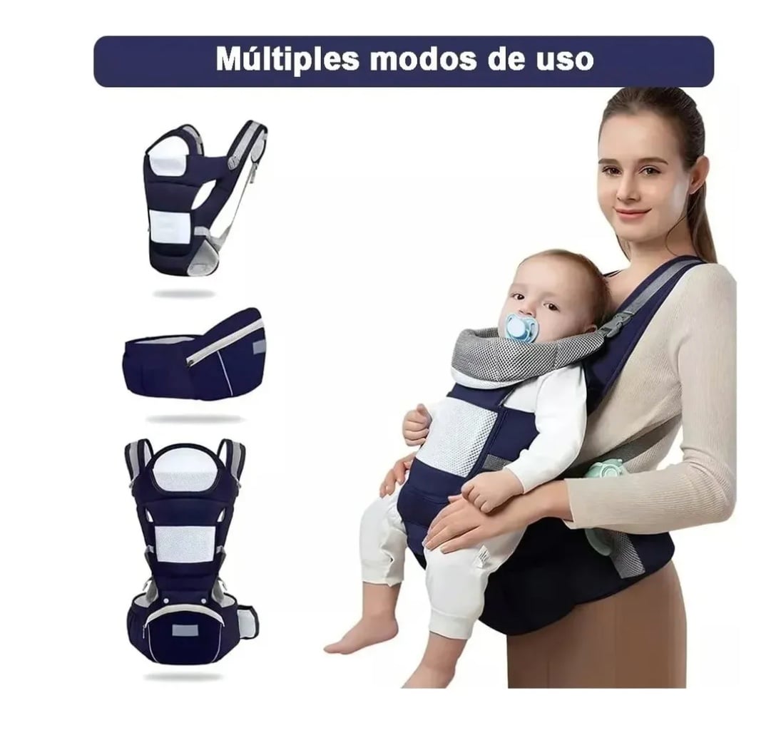 MOCHILA PORTA BEBES ERGONOMICA - 4