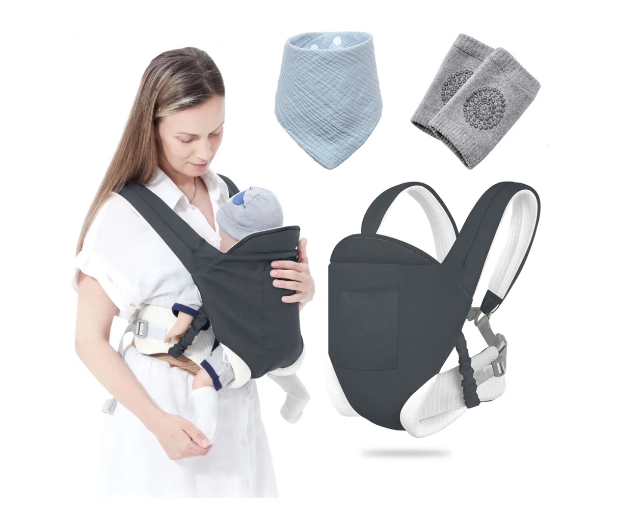 MOCHILA PORTABEBE  ERGONOMICO - 1