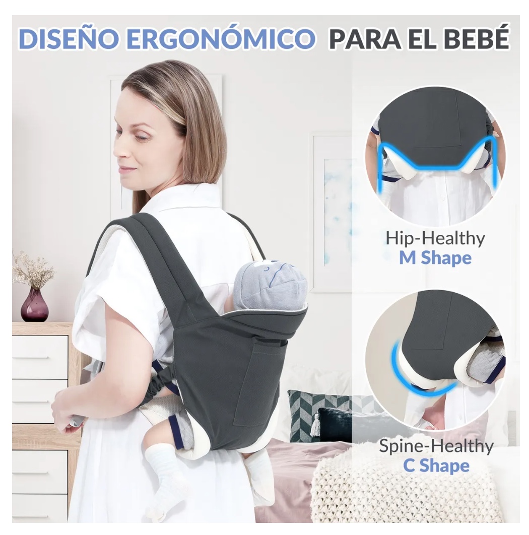 MOCHILA PORTABEBE  ERGONOMICO - 4